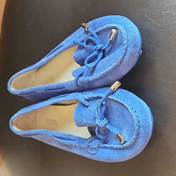 Michael Kors flats blue navy leather size 6.5 - Picture 8 of 17
